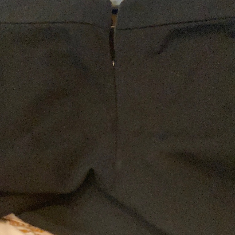 Robert Rodriguez black fabric and leather pants
